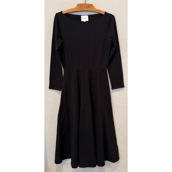 Reformation Wiley Long Sleeve Cotton Jersey Dress Size Medium - Picture 8 of 8